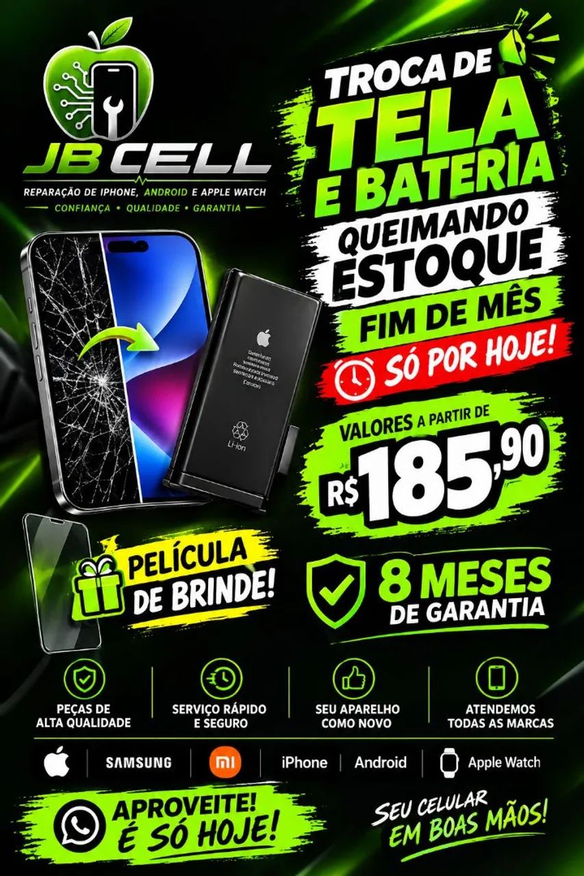 Assistência técnica especializada JBcell 