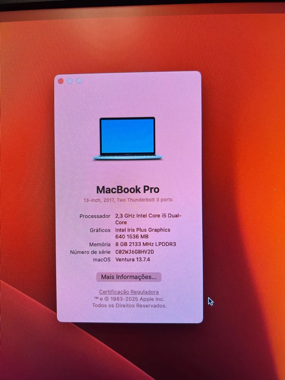 MacBook Pro 2017 - Funcionando Mas Com Defeito - Foto 5