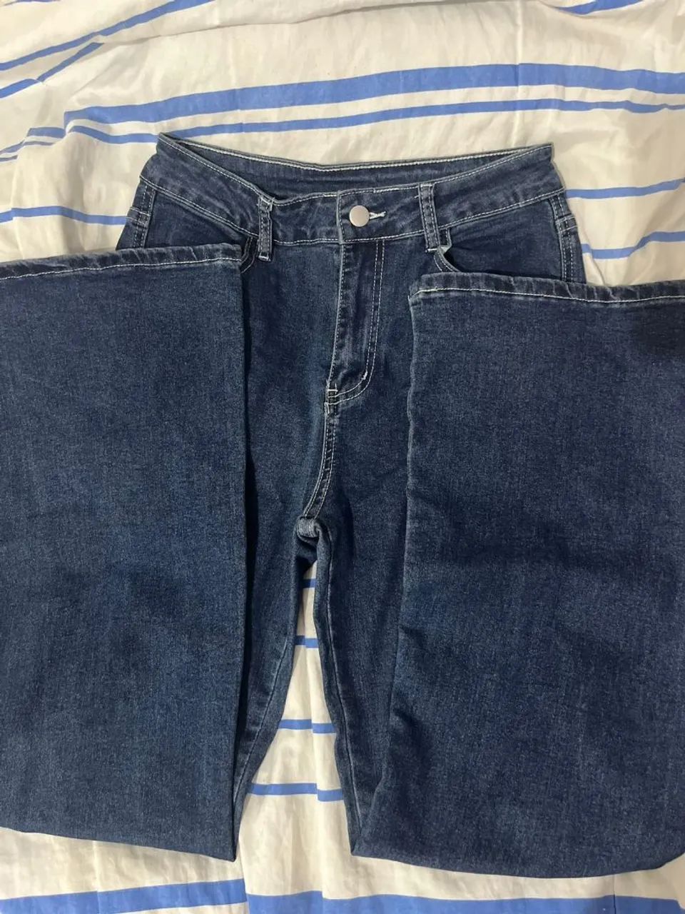 Calça jeans feminina pouco usada - Foto 2