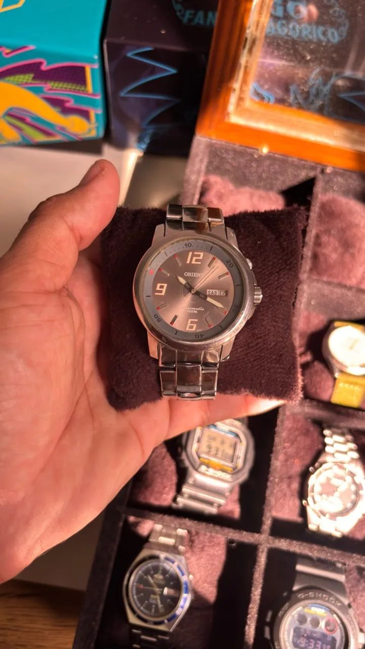 Relógio automático orient caseback de vidro  - Foto 2