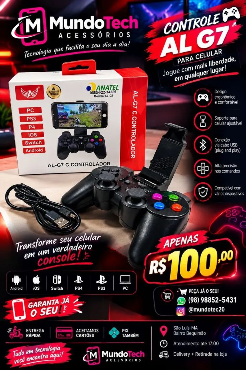 controle Gamer pad 