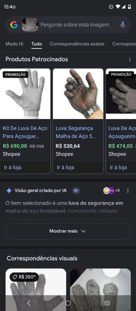 Luva de aço - Foto 2