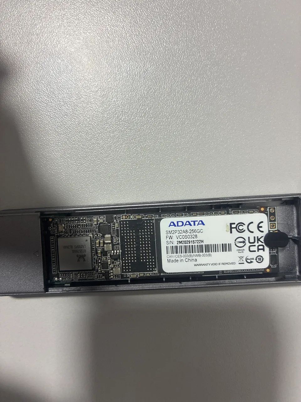 SSD NVME ADATA - 256 gb