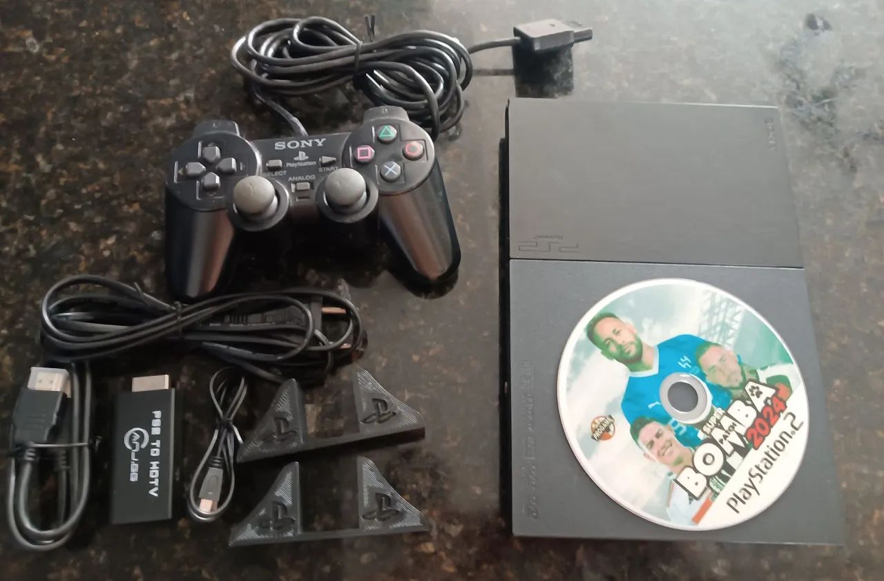 Playstation 2 slim último modelo - leitor disco funcionando  - Foto 2