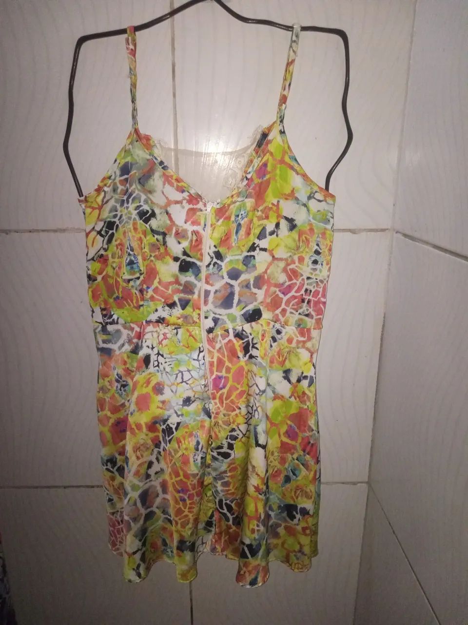 Vestido, Estampas Animal Print Feminino M - Foto 4