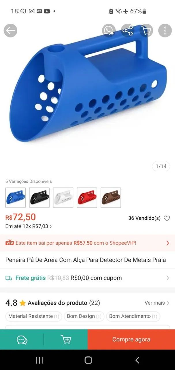 Scoop pra garimpo - Foto 4