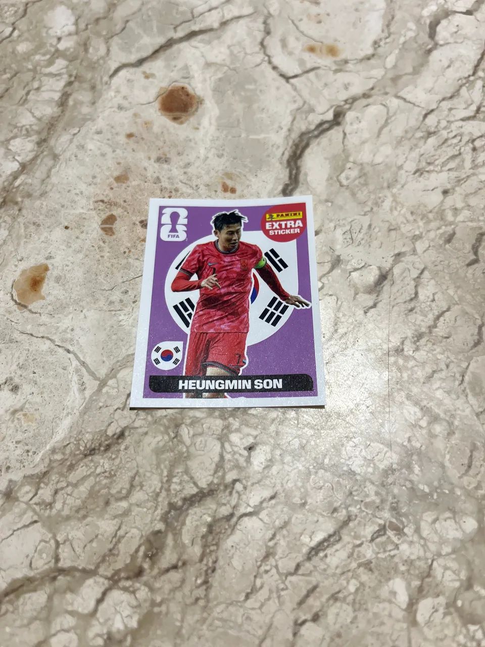 Figurinha Heung Min Son Legend Bordô