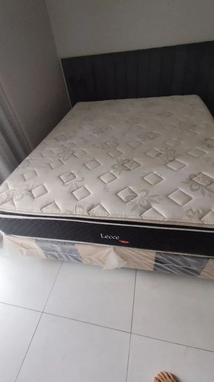 ? Cama Box Casal com Colchão - Foto 2