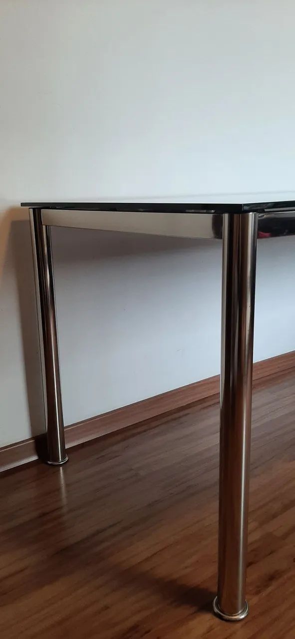 Mesa de vidro 1.30m X 75cm - Foto 3
