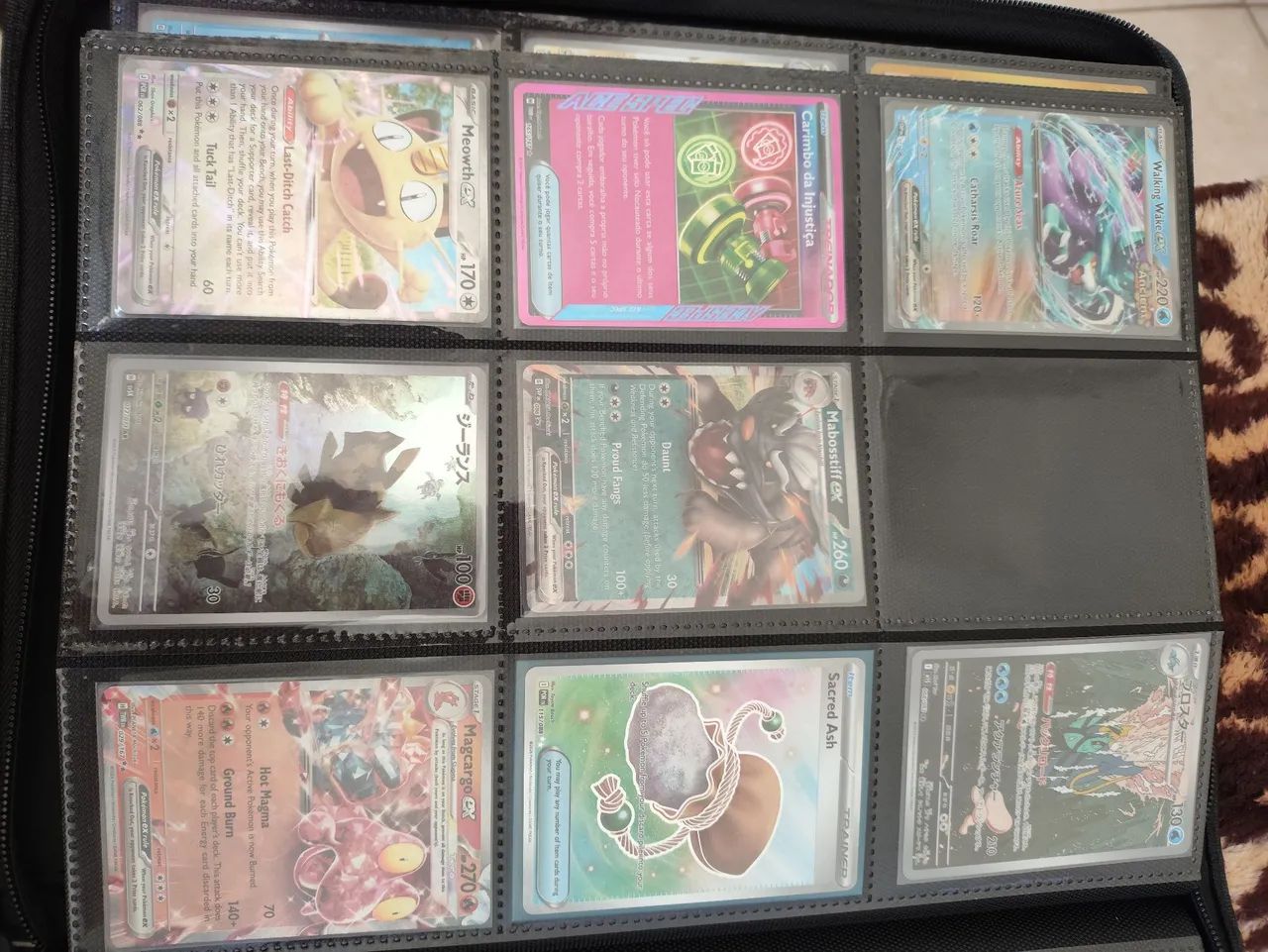 Cartas pokémon todas NM 