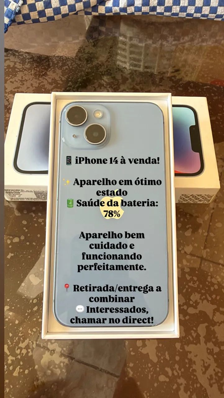 iPhone 14 128GB AZUL - Foto 4