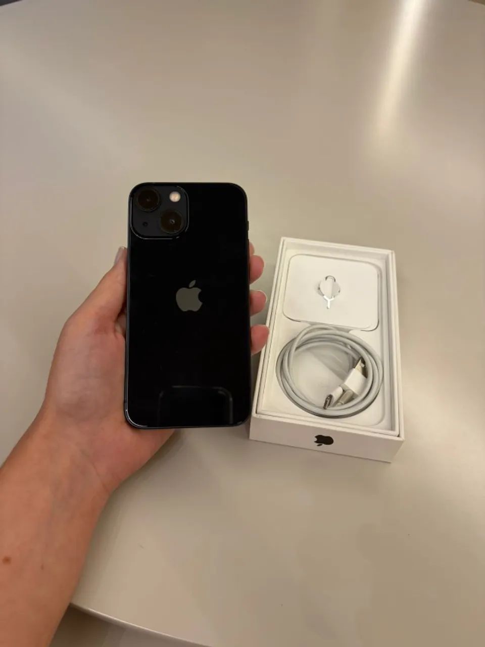 IPHONE 13 MINI - 128GB - MIDNIGHT + COM CABO ORIGINAL - Celulares