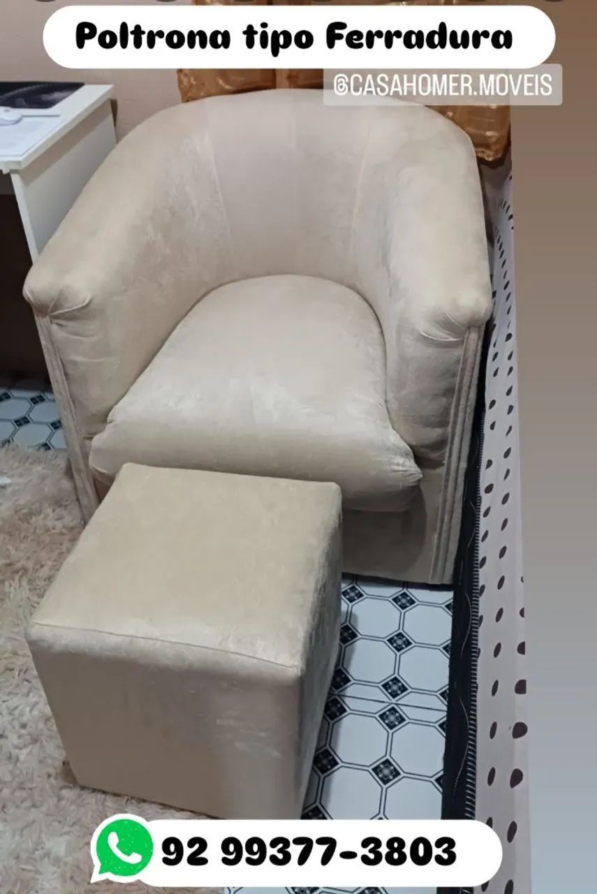Poltrona tipo Ferradura  - Foto 3