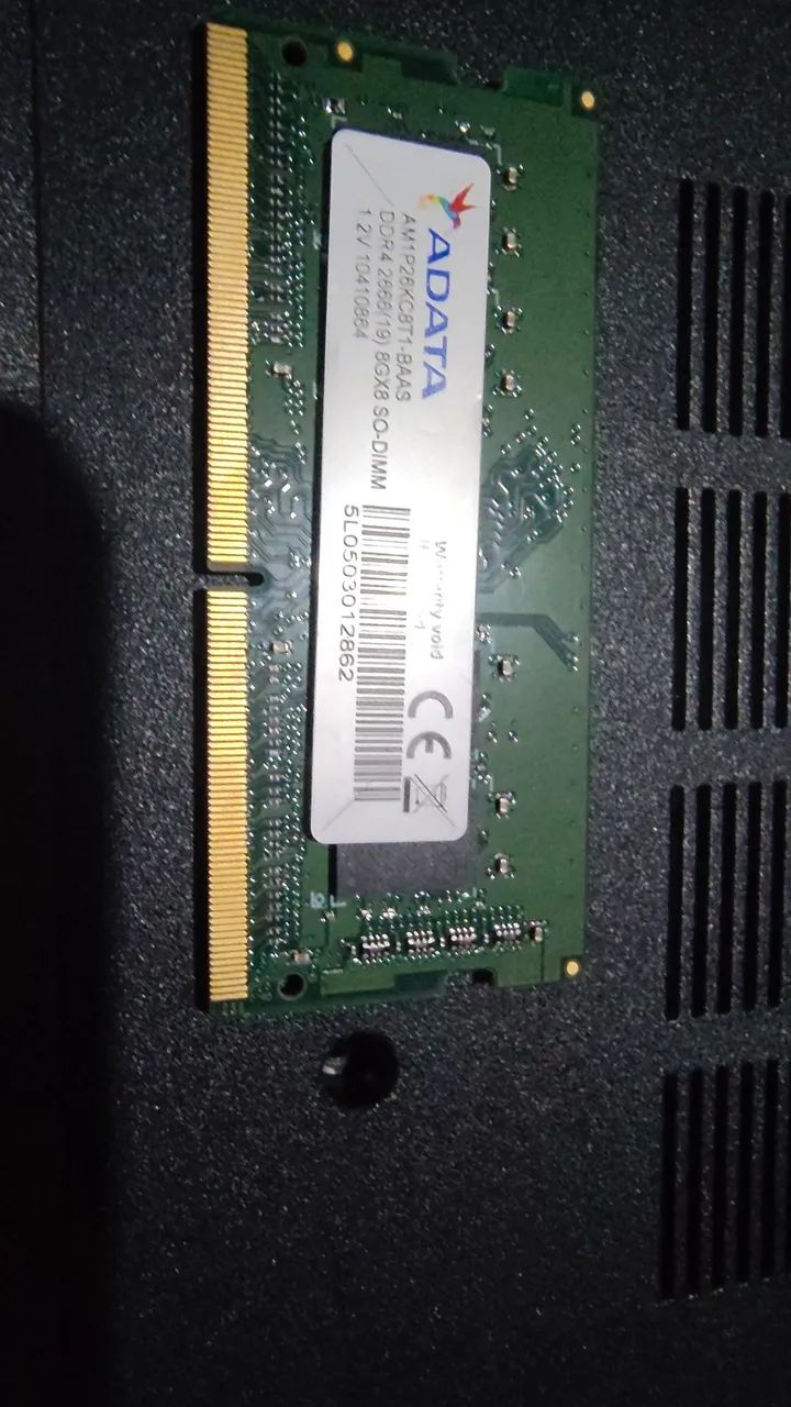 Memória Adata 8gb DDR4 2666  02 unidades 
