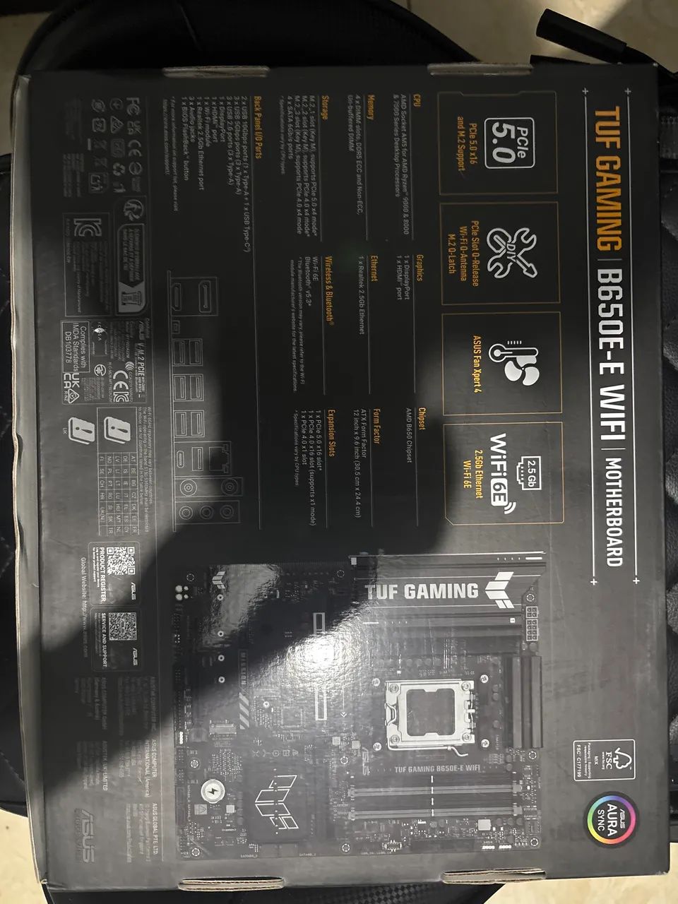 PLACA MÃE TUF GAMING B650E-E WIfI Pcie 5.0 b650E - Foto 3