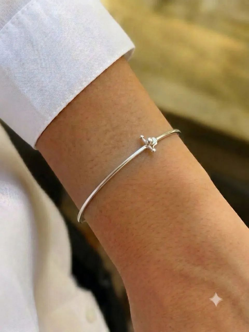 Bracelete em prata Novo - Foto 3