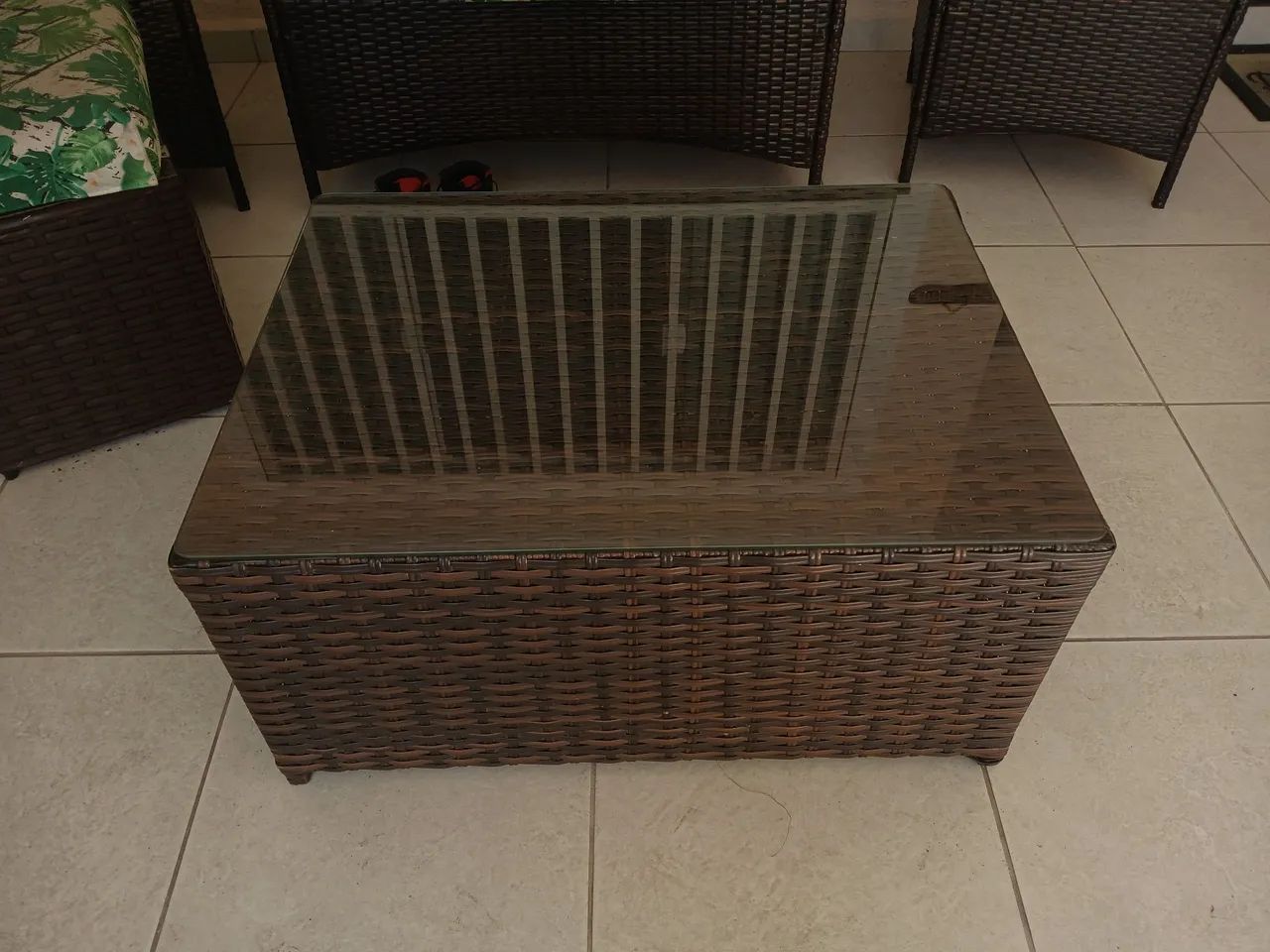 Mesa linda dd vime com vidro - Foto 2
