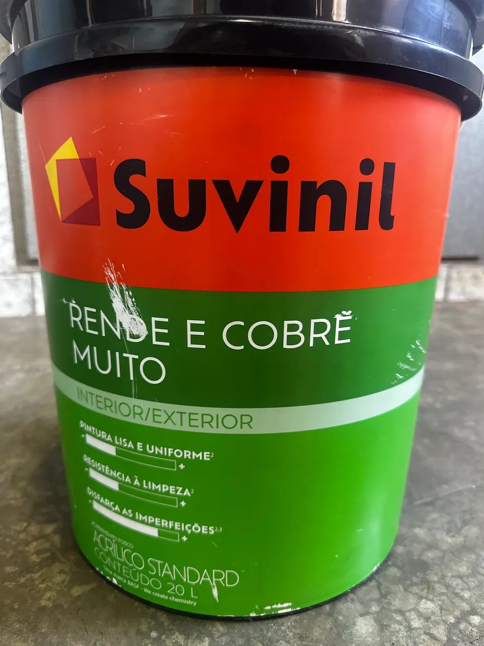 Tinta Suvinil 20L pudim de caramelo - NOVA 