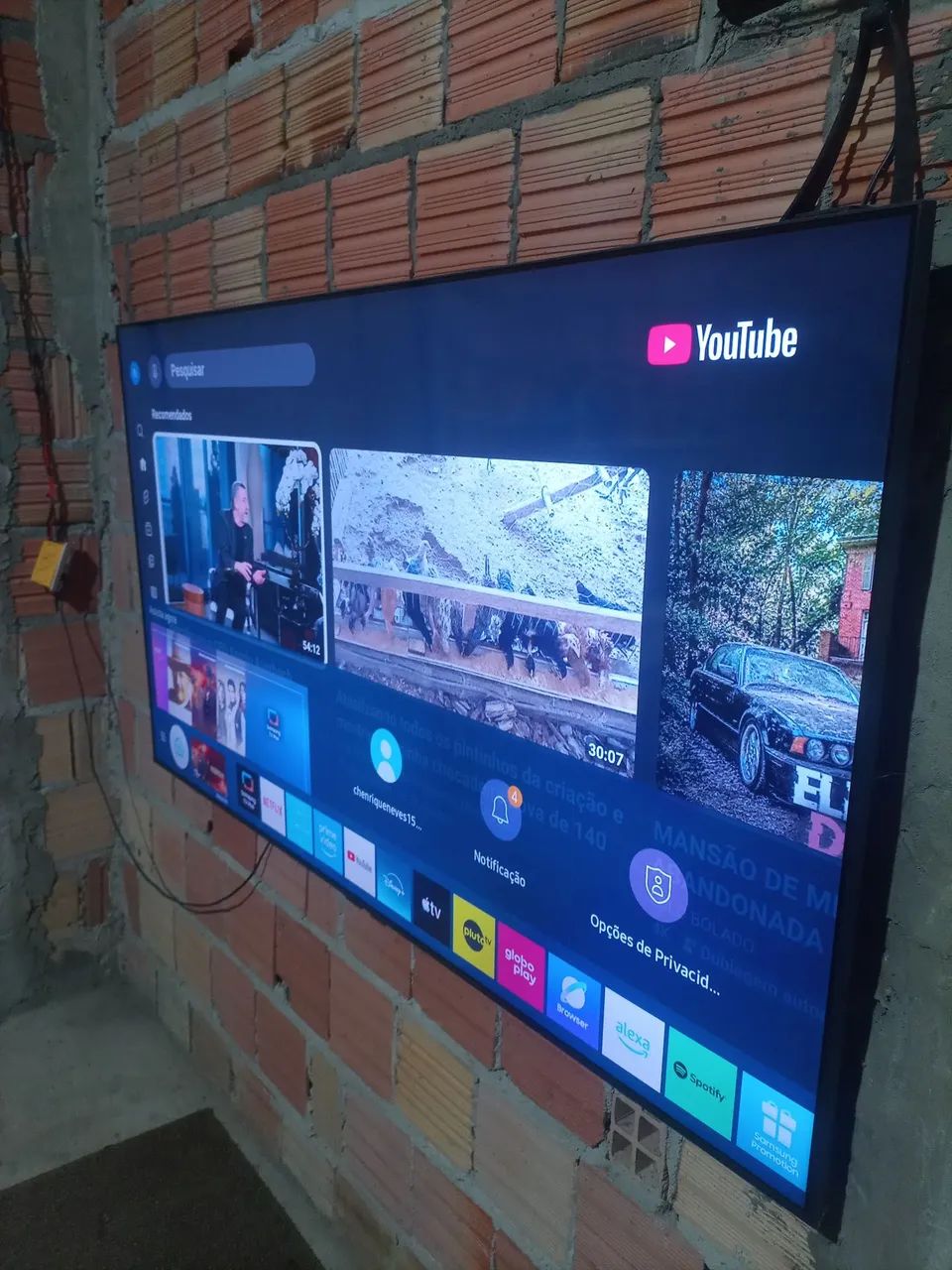 V/ está linda tv smart Samsung 70 polegadas  - Foto 4