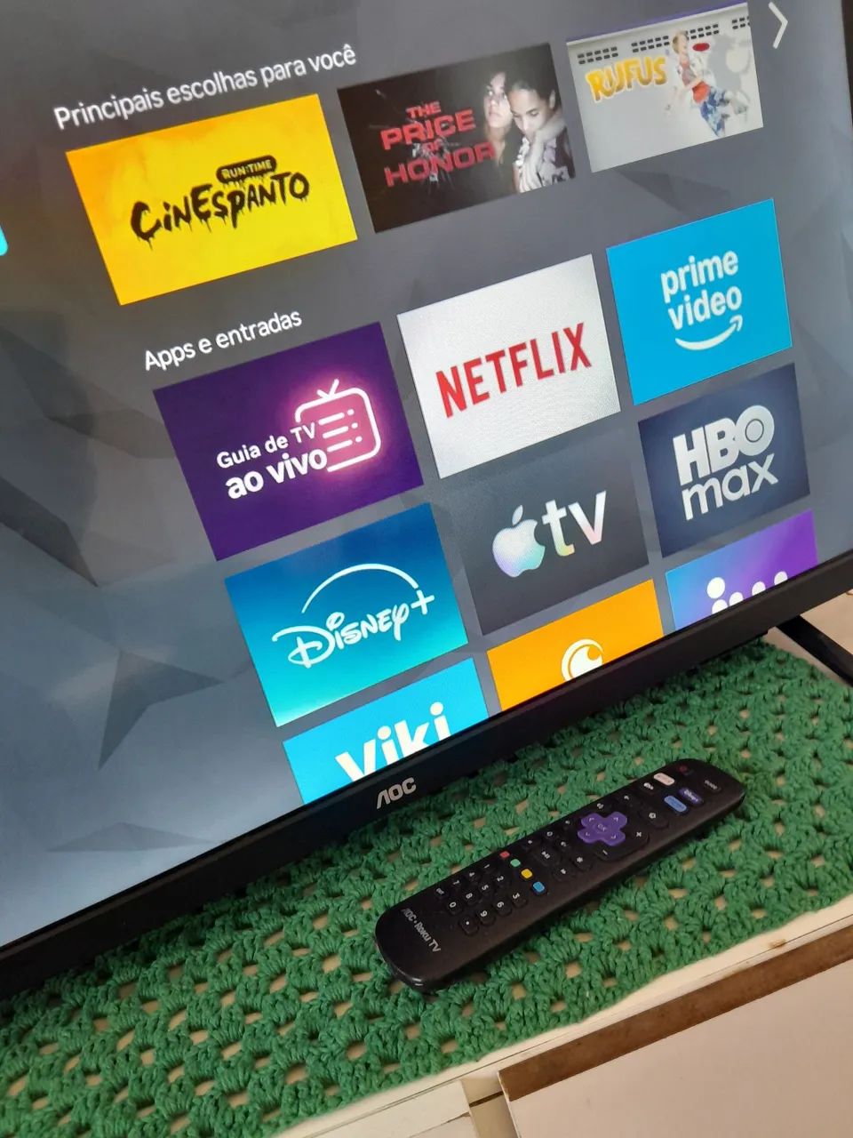 Vendo tv nova Aoc 32polegadas smart  - Foto 2
