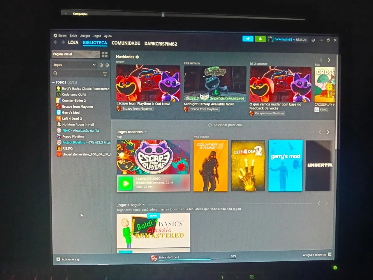 Monitor da Dell quadrado funcionando normalmente  - Foto 4