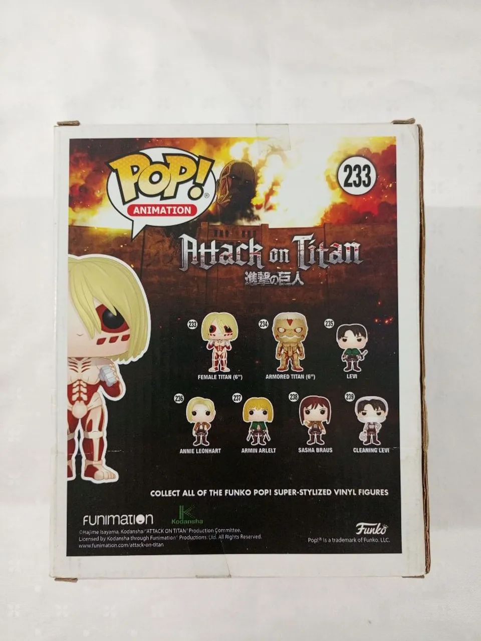 Funko Pop Female Titan 233 Original 2017 Vaulted Raro 6 Polegadas - Foto 3