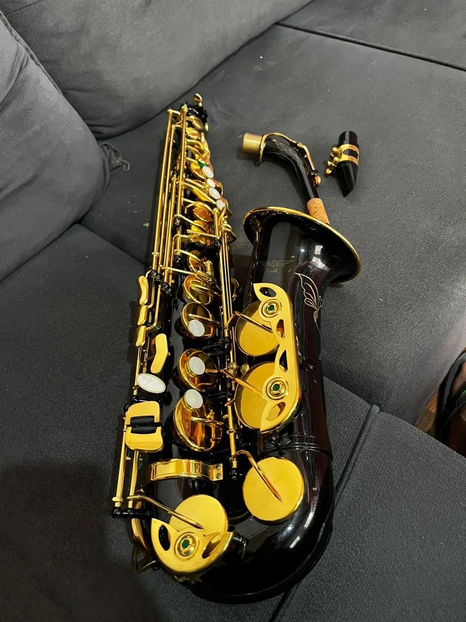 Saxofone Alto Halk Preto Curvo