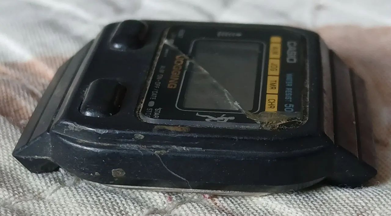 Relógio digital Casio J-30W Jogging (Para retirada de peças) - Foto 5