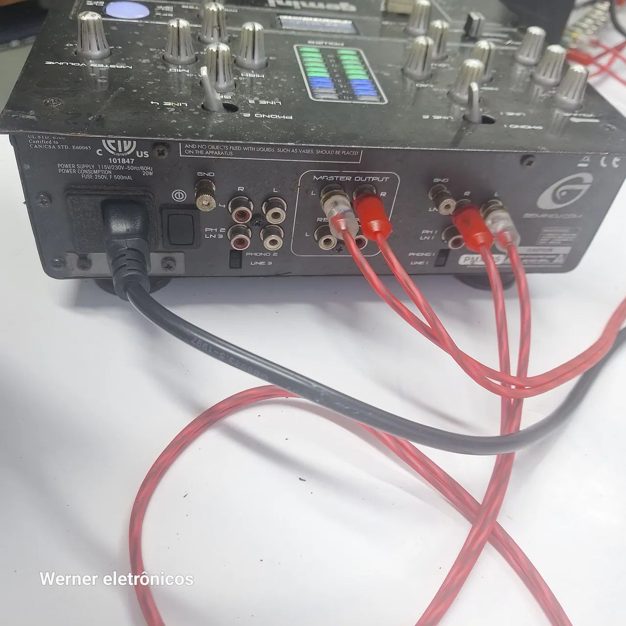 Mixer Gemini PMX 05 com efeitos. - Aparelhos de Som - Centro, São