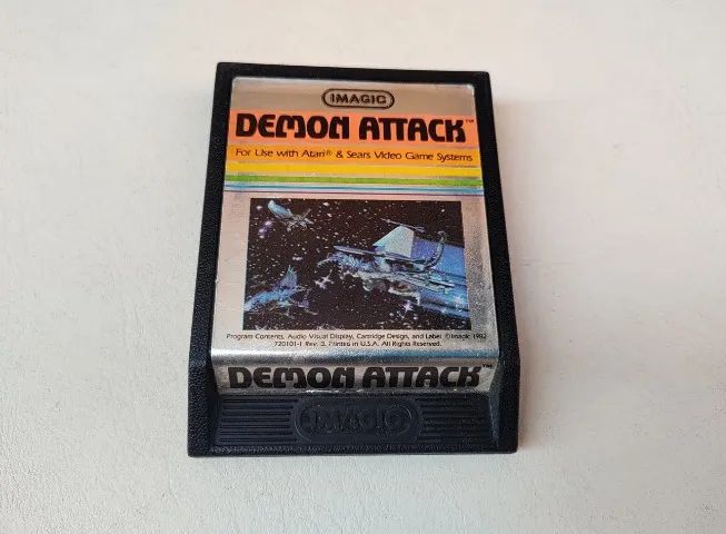 Cartucho Demon Attack Original Para Atari 2600