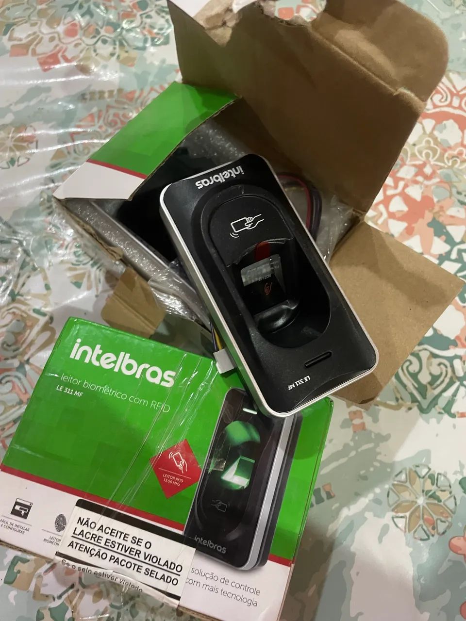 2 Leitor Biometrico Intelbras Com Rfid Le 311 Mf - Foto 3