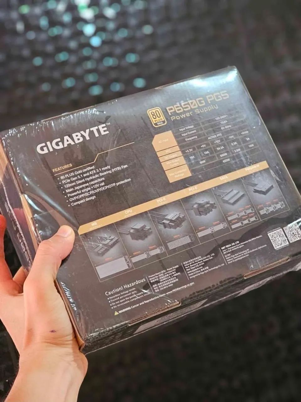 Fonte Gigabyte 650w GOLD em até 12x - Foto 2