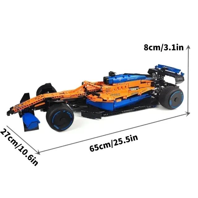 F1 McLaren carro de corrida bloco de montar - Foto 4