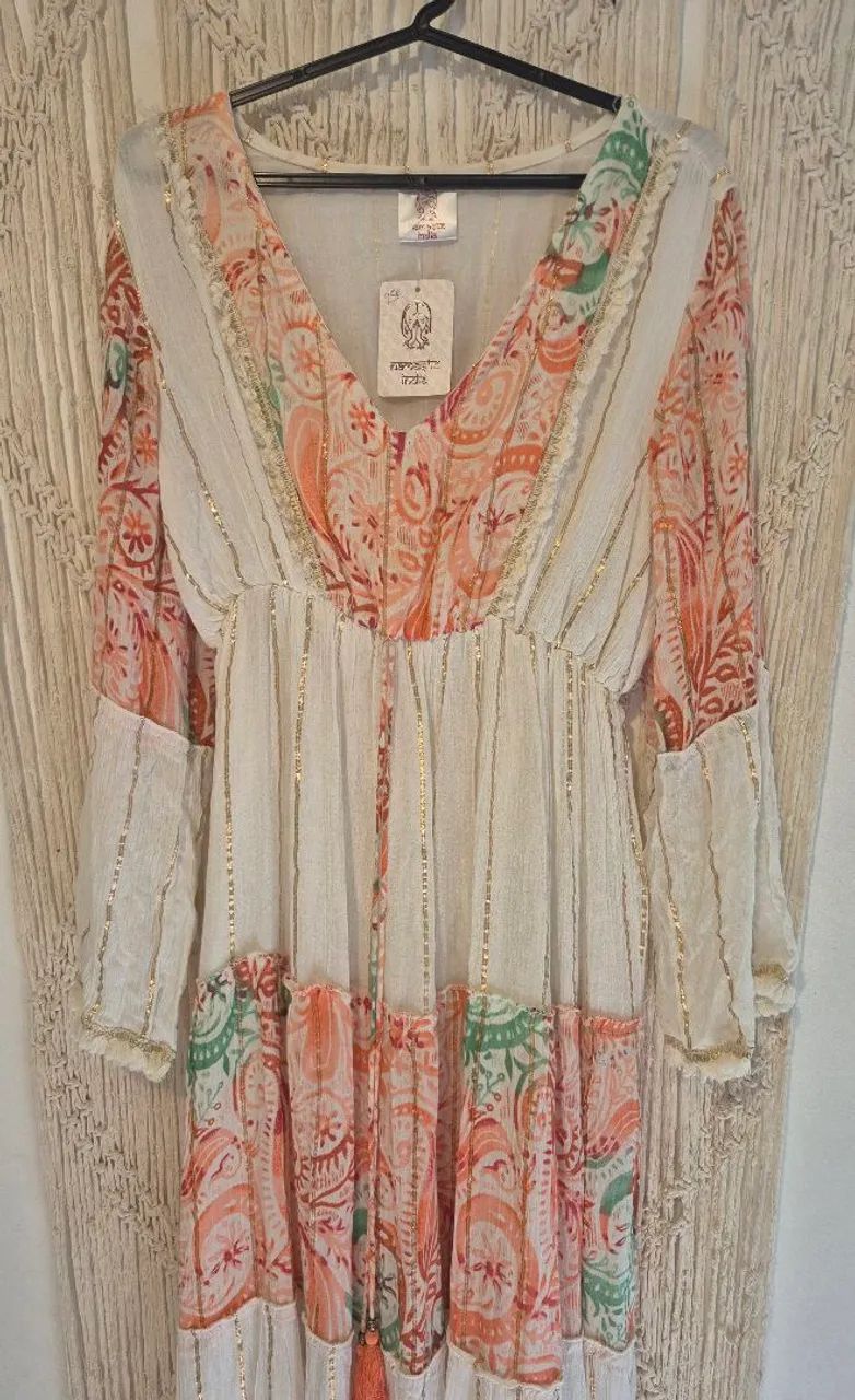 Vestido longo Boho indiano - Foto 4