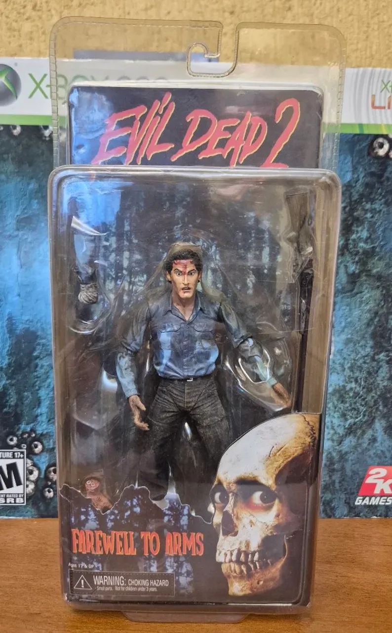 Figura Ash Williams Evil dead 2 NECA original completa! - Peças e