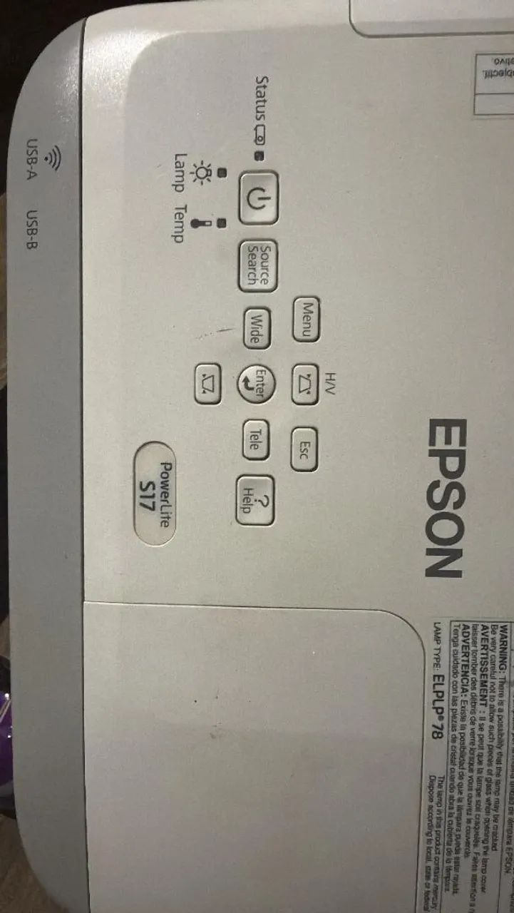 PROJETOR EPSON POWER S17 LITE