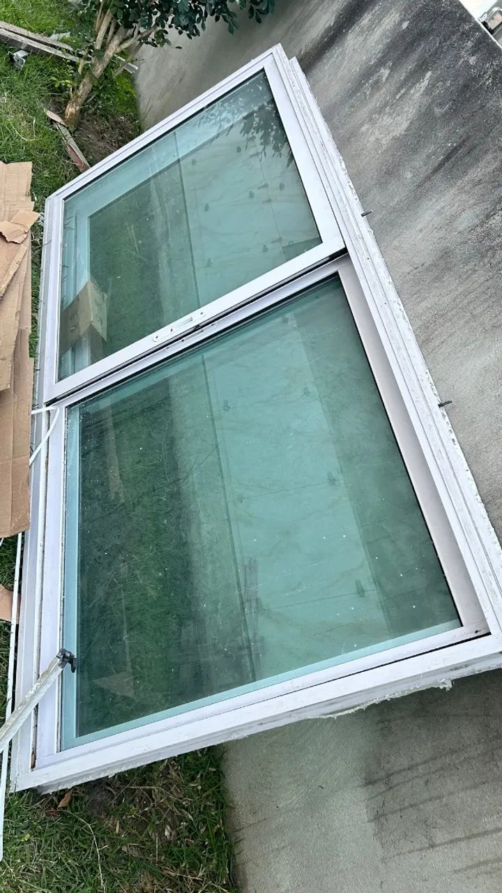 2 janelas de vídeo com alumínio  - Foto 3