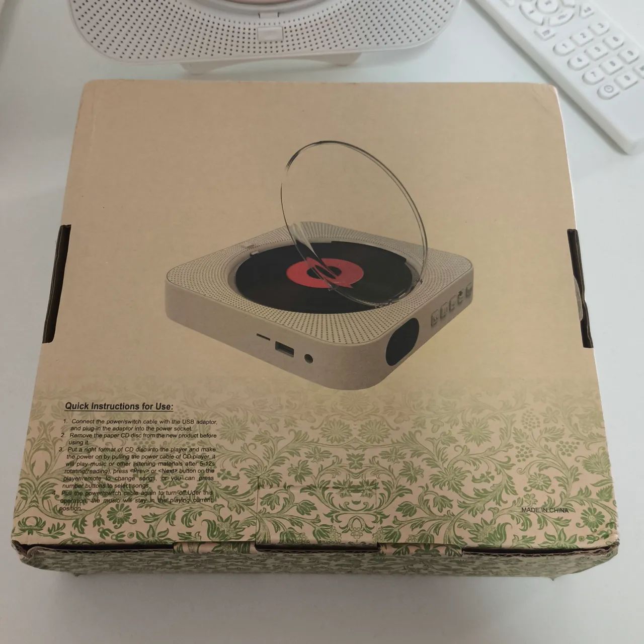 Wall Mounted CD Player, Radio FM, Bluetooth - Foto 4