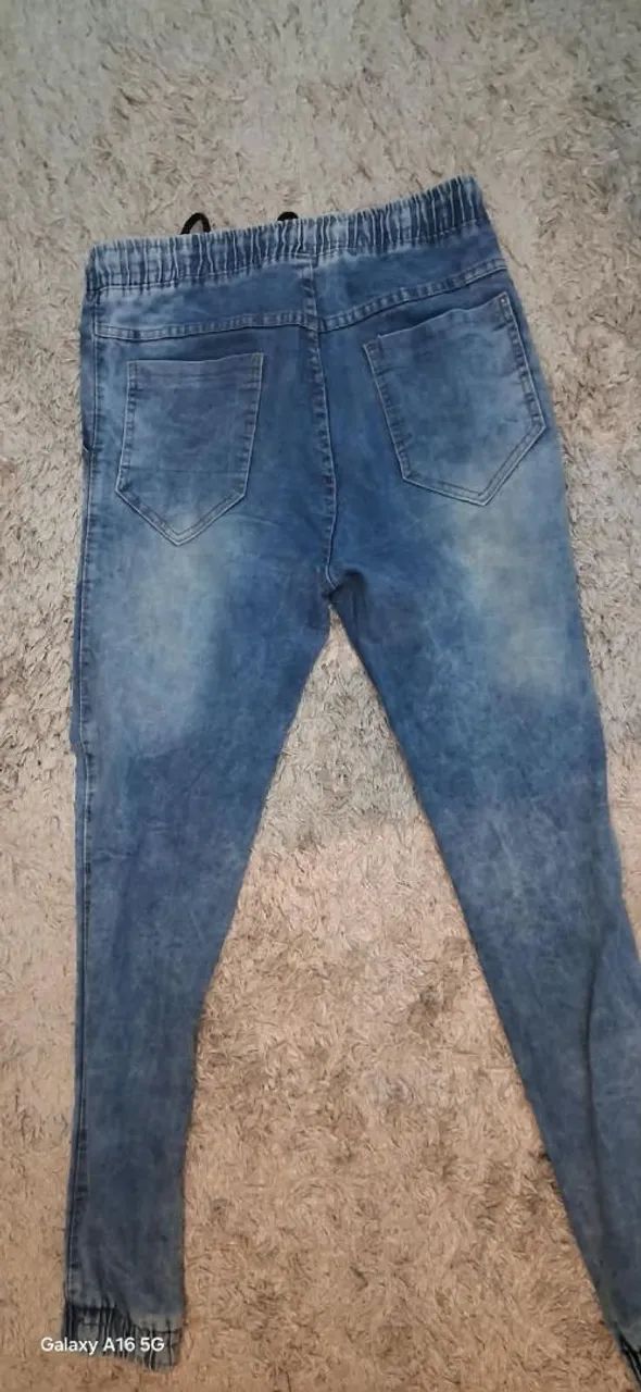 Calças Jeans Infantil Usadas 2 vezes - Foto 5
