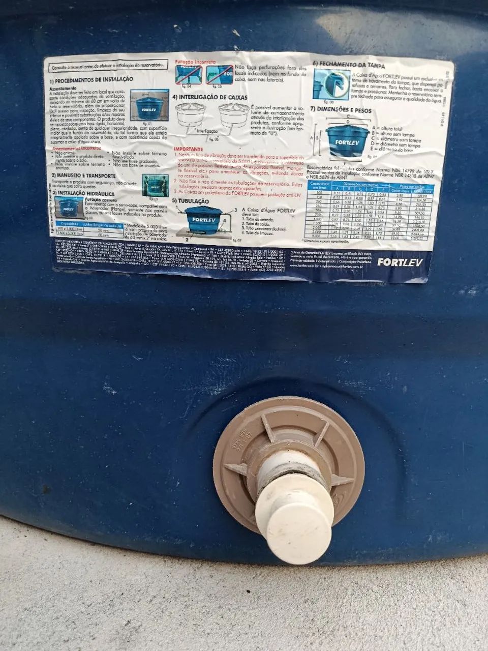 Caixa de água fortlev 1000 litros  - Foto 2