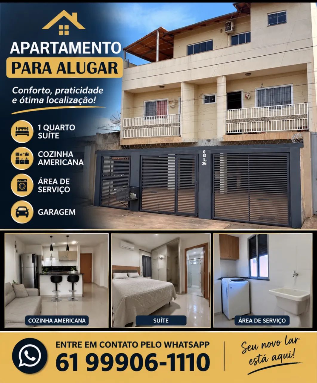 Apartamento bairro São Sebastião DF