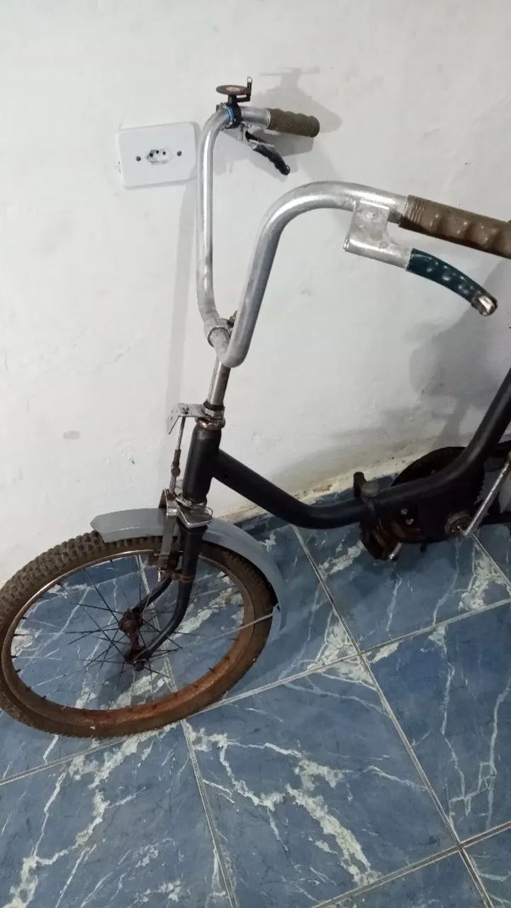 Bicicleta Antiga Usada monareta  - Foto 2