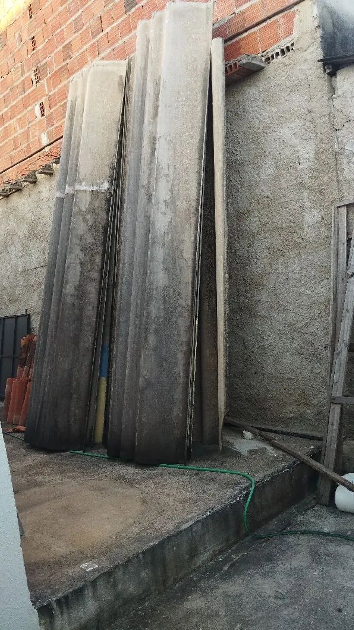 Telhas de amianto 