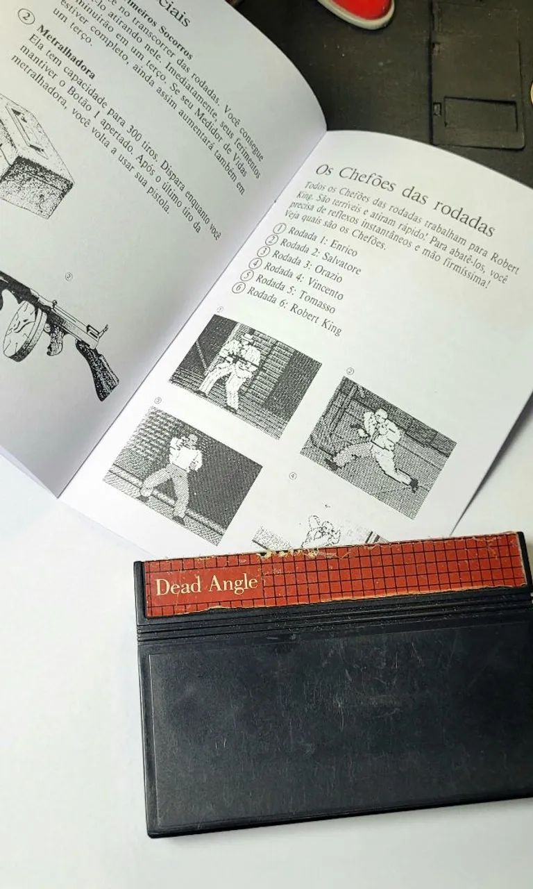 Jogo Dead Angle - Master System - 100% Original Tectoy + Manual Repro. - Foto 5