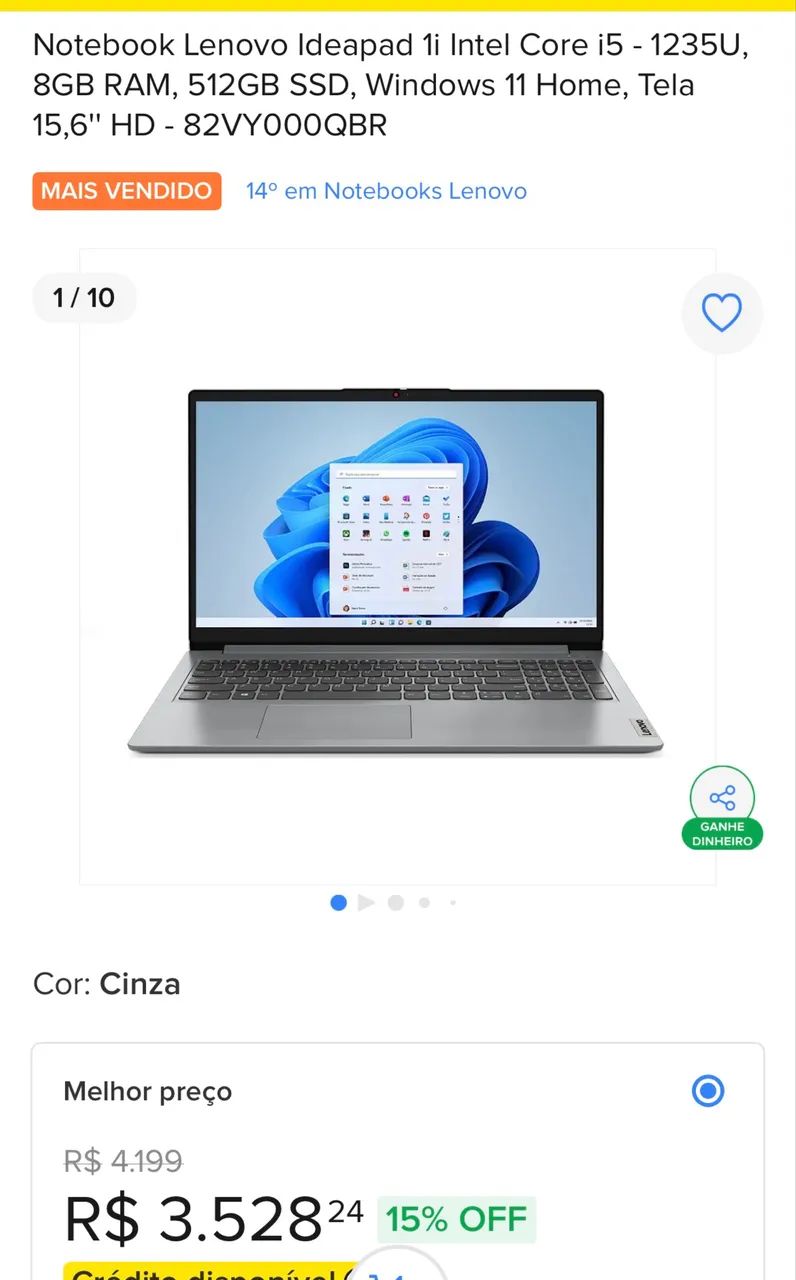 Notebook LeNovo - Foto 3