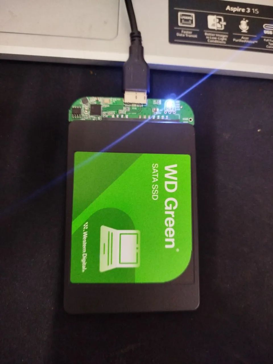 SSD 1tb wd Green excelente estado