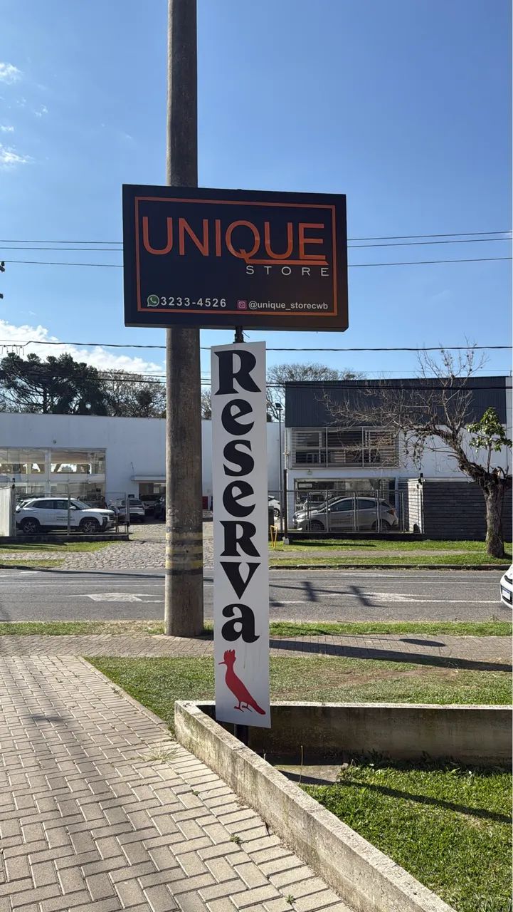 Totem placa para comércio 