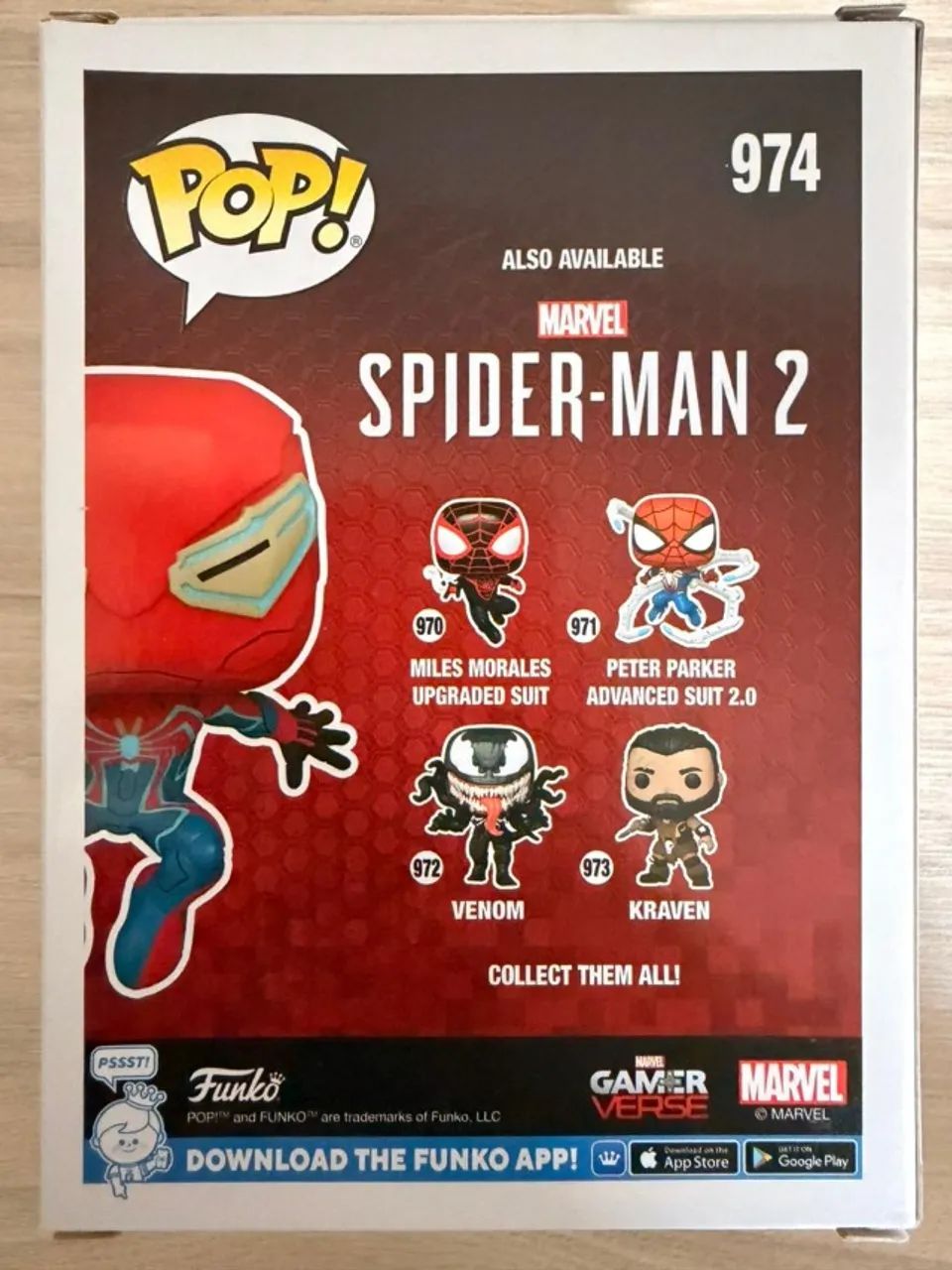 Funko Pop Marvel Spider-Man Peter Parker Velocity Suit 974 - Foto 3