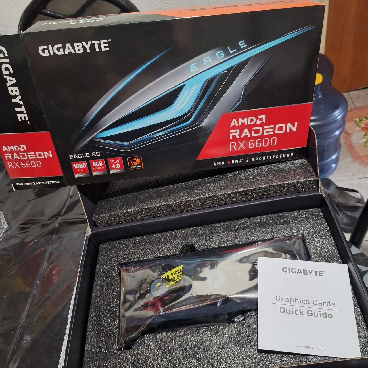 Placa de vídeo Rx 6600 8gb GIGABYTE - Foto 4
