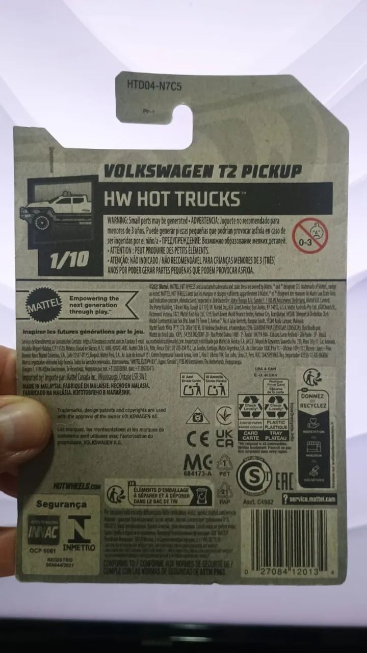 Hot Wheels Volkswagen T2 Pickup Kombi  - Foto 3